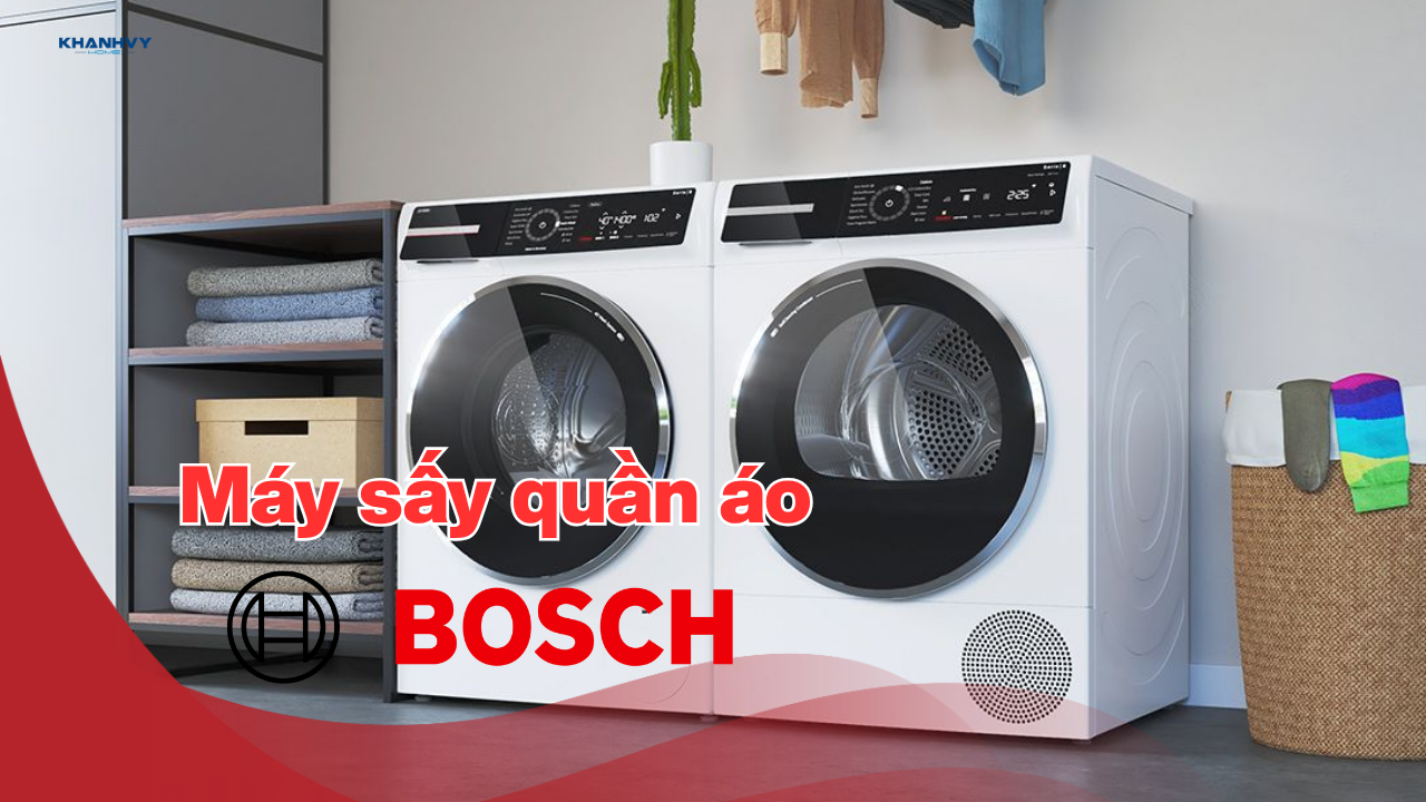Ưu nhược điểm máy sấy quần áo Bosch bạn nên biết