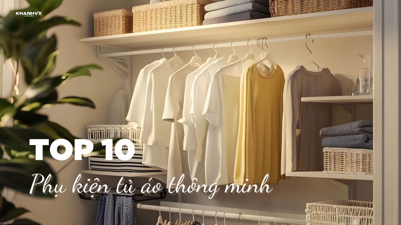 Top 10 Phụ kiện tủ áo thông minh lắp ngay, không cần đo đạc