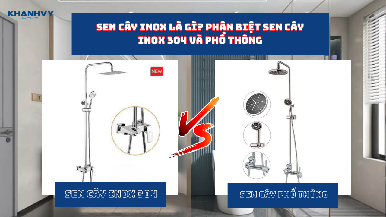 Sen cây inox là gì? Phân biệt sen cây inox và sen đồng thau