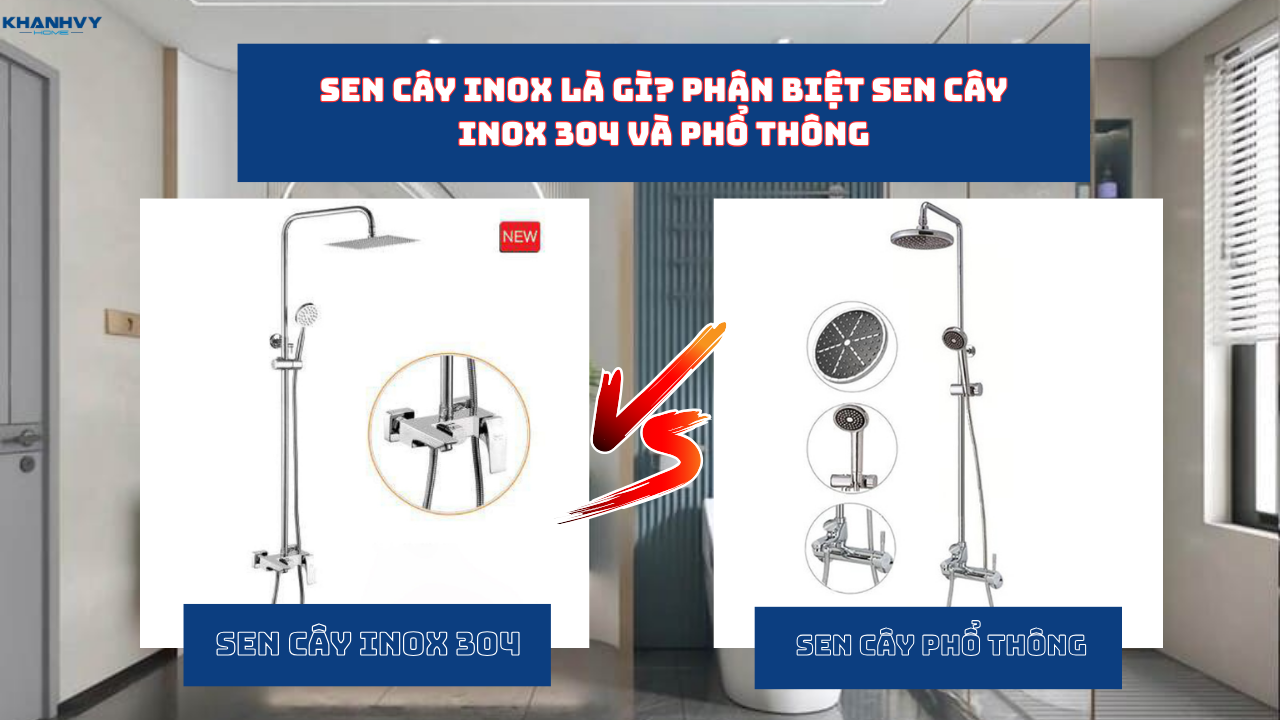 Sen cây inox là gì? Phân biệt sen cây inox và sen đồng thau