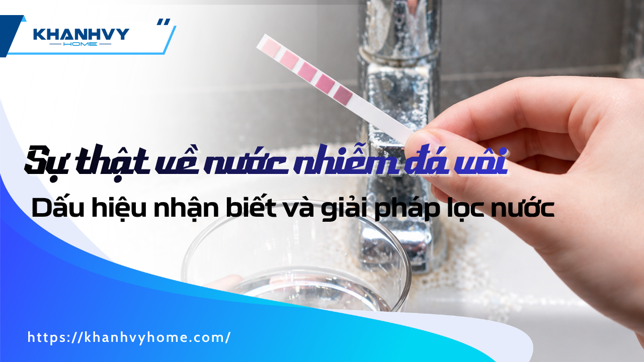 Sự thật về nước nhiễm đá vôi: Dấu hiệu nhận biết và giải pháp lọc nước