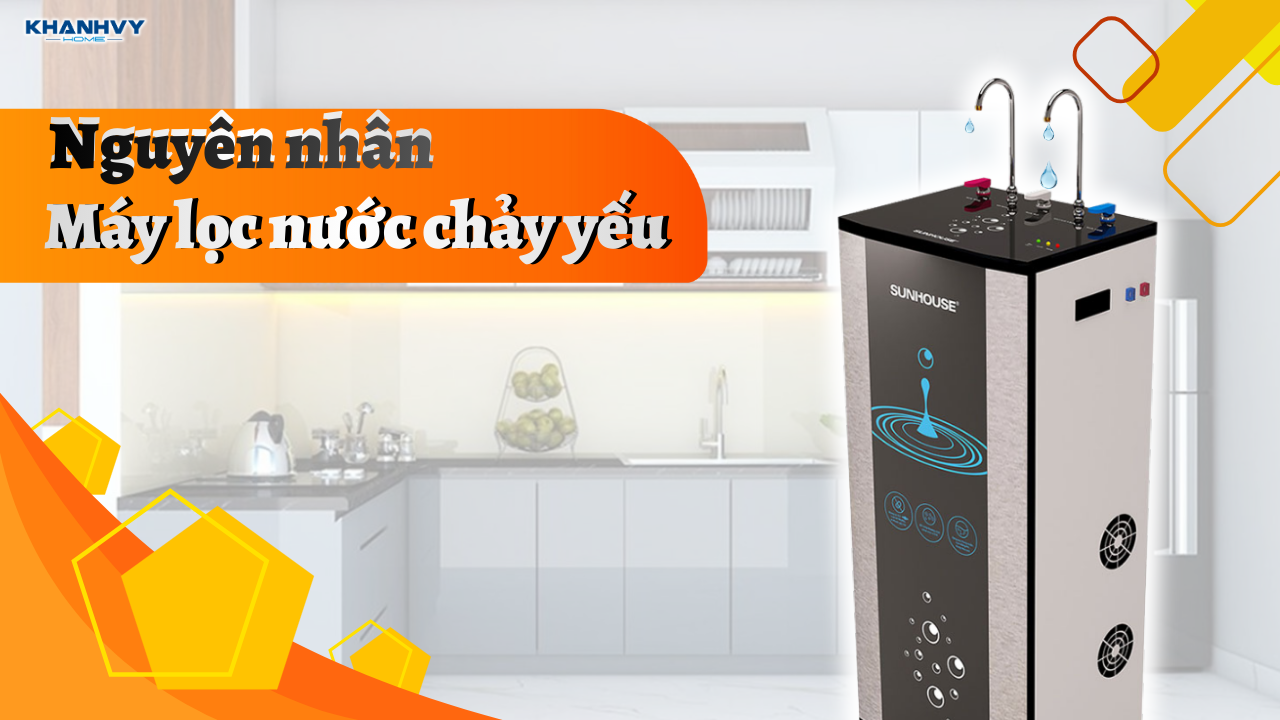 Mẹo sửa lỗi máy lọc nước chảy yếu tại nhà