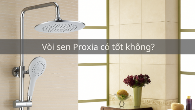 Sử dụng vòi sen Proxia có tốt không? Mẫu vòi sen Proxia giá tốt