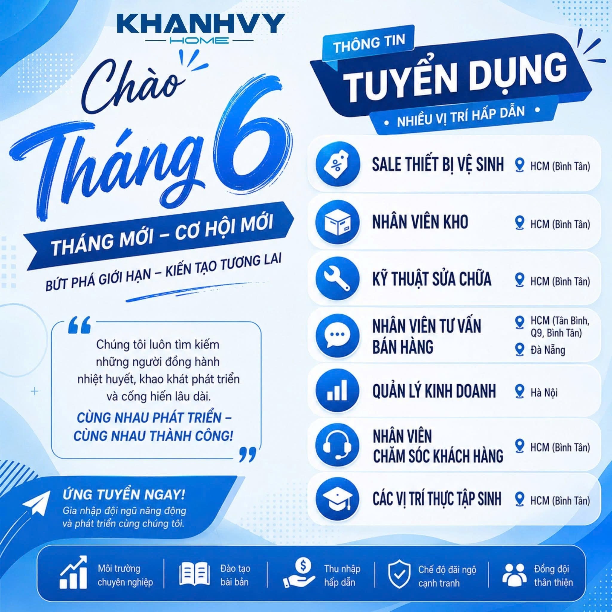 THÔNG TIN TUYỂN DỤNG 2026