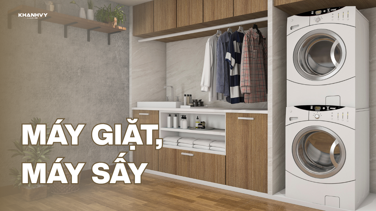 Máy giặt, máy sấy
