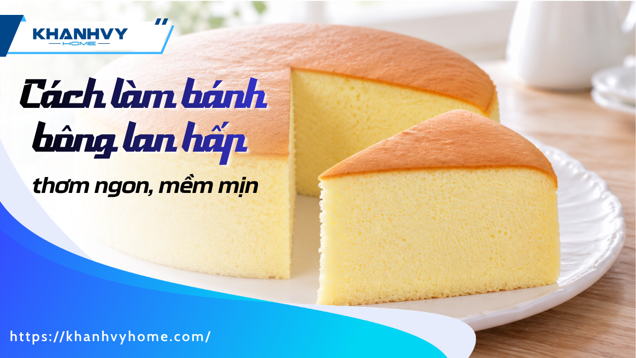 Bánh bông lan thơm ngon mà không cần lò nướng.