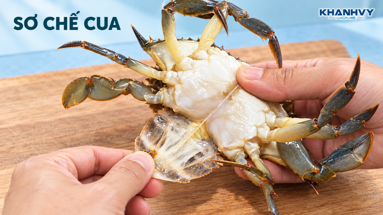 Sơ chế cua đúng cách trước khi bảo quản