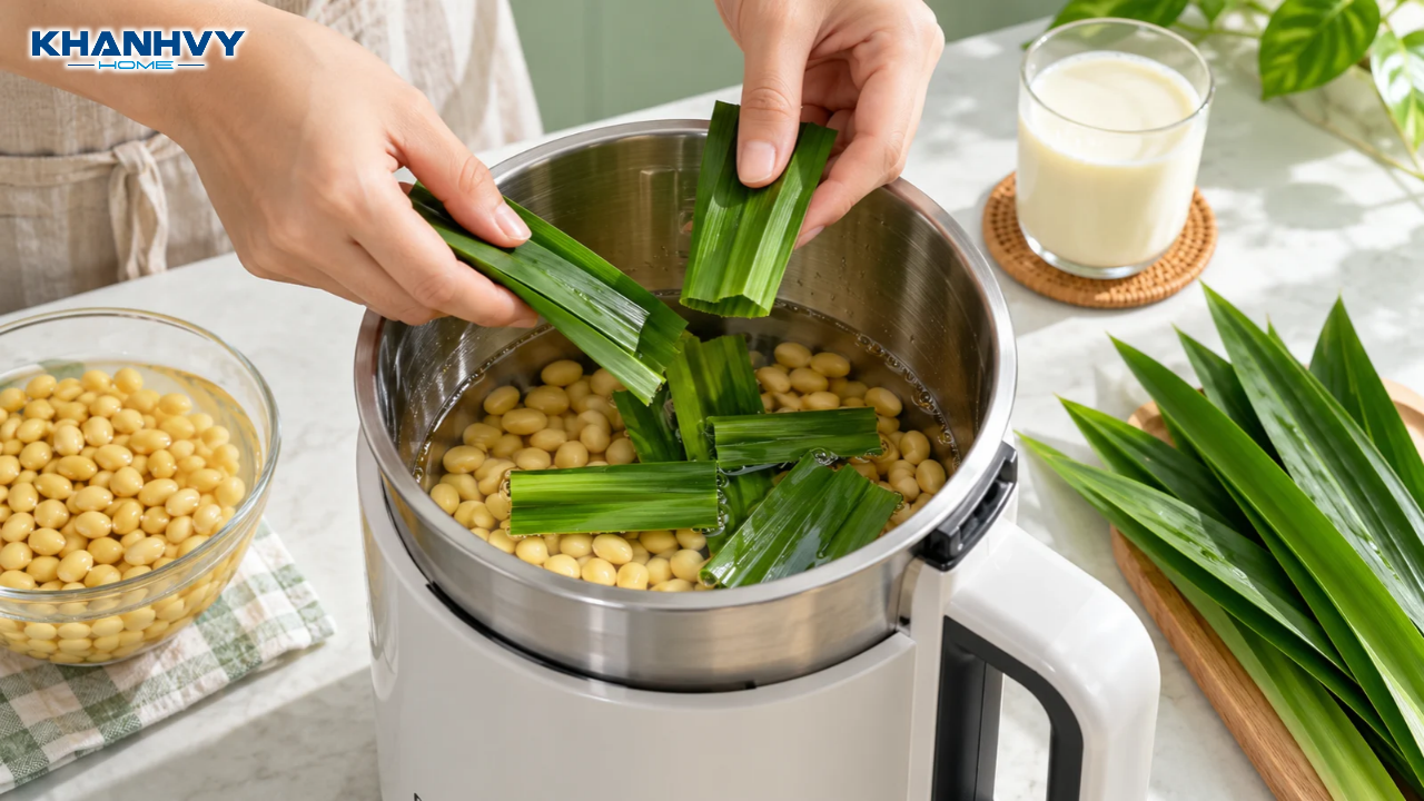 Cách làm sữa hạt óc chó hạnh nhân bằng máy