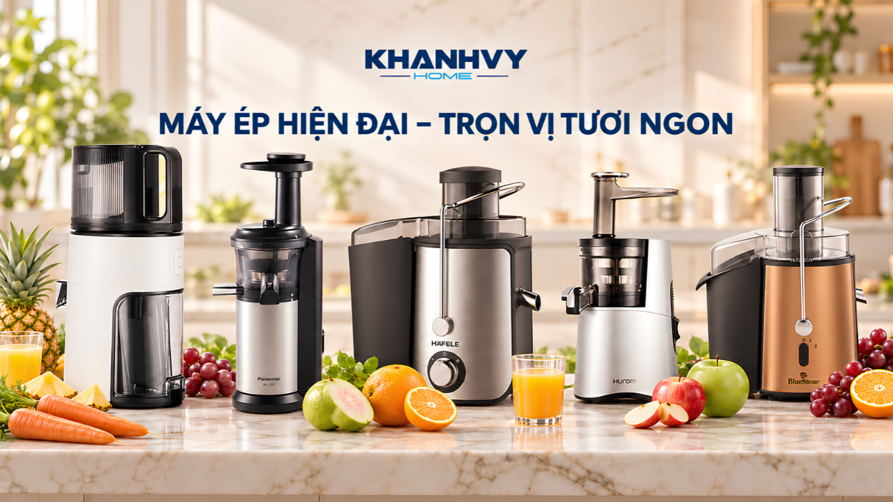 Tham khảo các mẫu máy làm nước ép phù hợp với gia đình