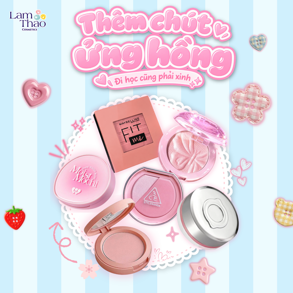 Top 7 Màu Má Hồng “Chân Ái” Cho Nàng Đi Học