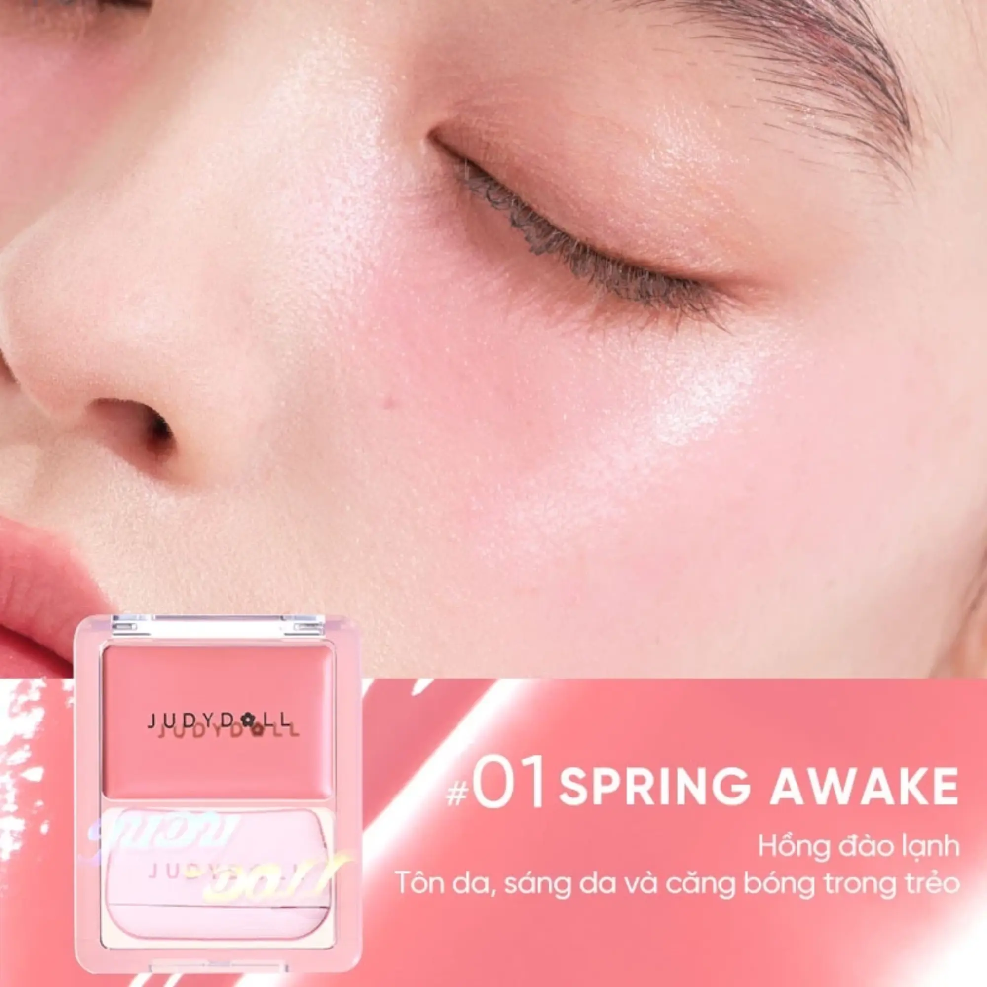 Má Hồng Judydoll Glow Blush Balm