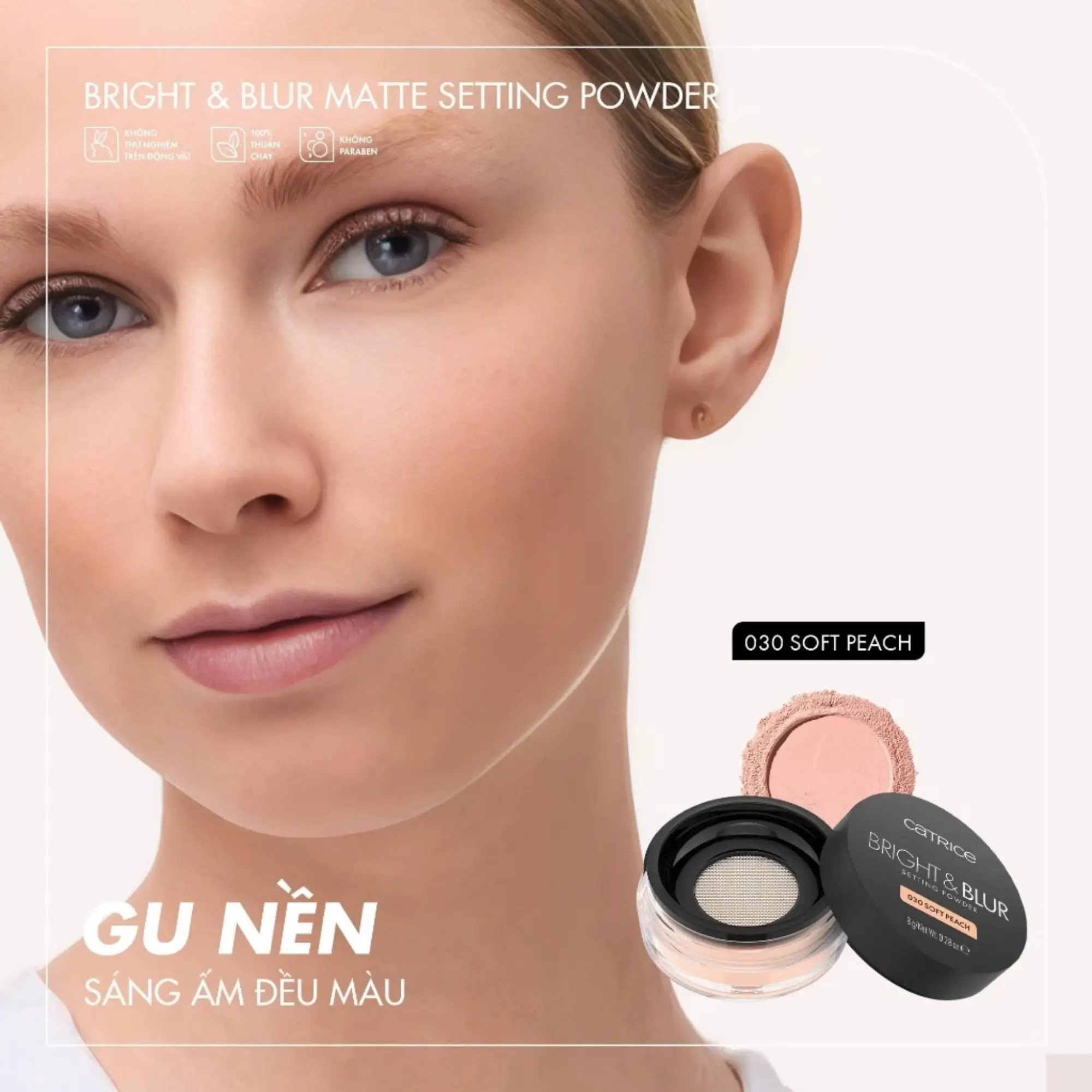 phấn phủ catrice Bright Blur