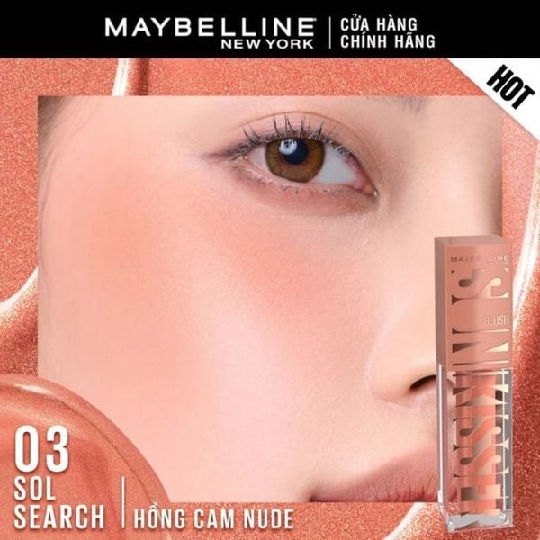 Má Hồng Dạng Kem Maybelline New York Sunkisser Blush