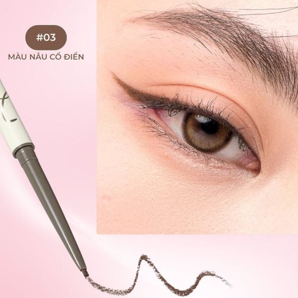 Bút Gel Kẻ Mắt Ukiss Fine Matte Sharping Gel Eyeliner