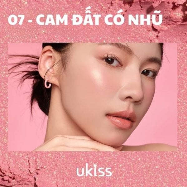Má Hồng Dạng Kem Ukiss Temp Code Mousse Cream Blush