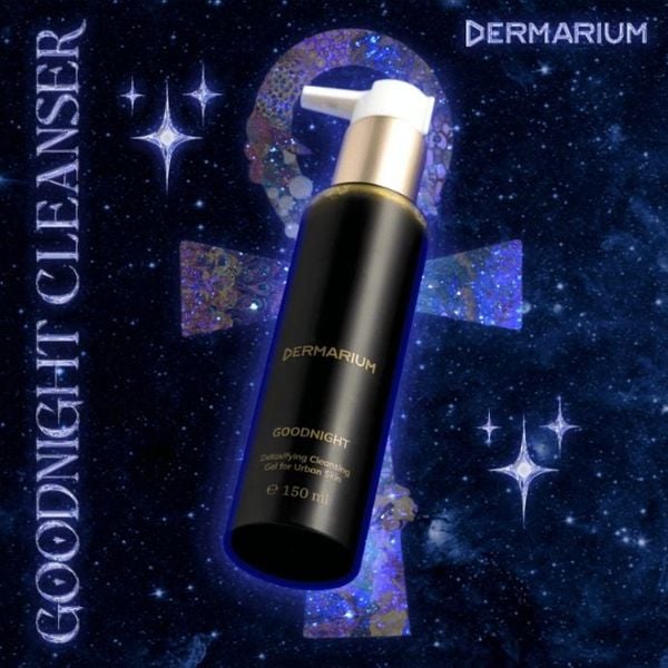 Gel Rửa Mặt Than Hoạt Tính Dermarium Goodnight Cleanser