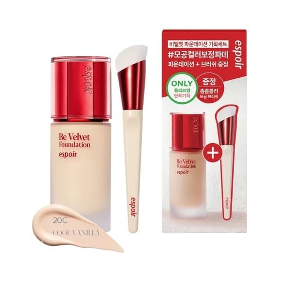 Kem Nền Che Phủ Bền Màu Espoir Be Velvet Foundation 2025 SPF22 PA++