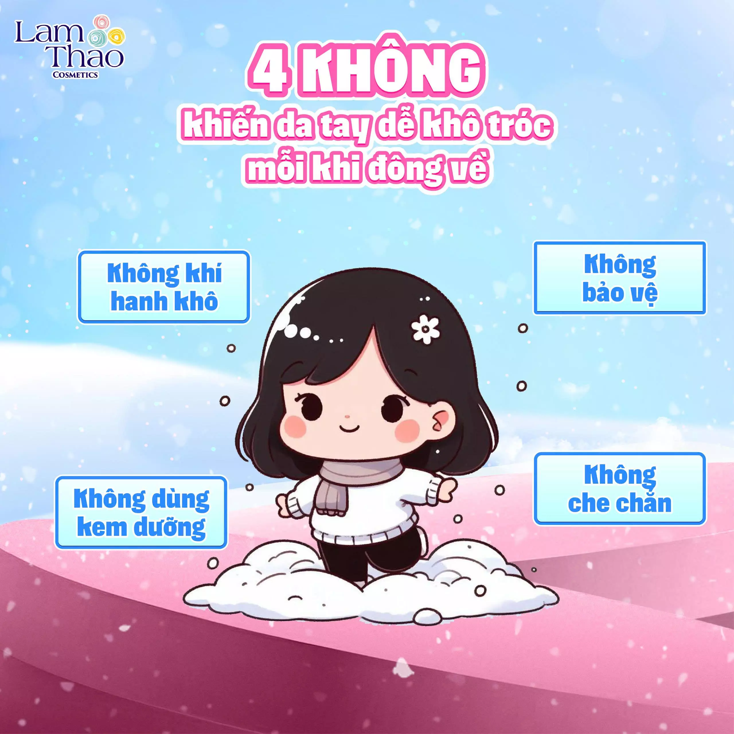 lý do da tay bị khô