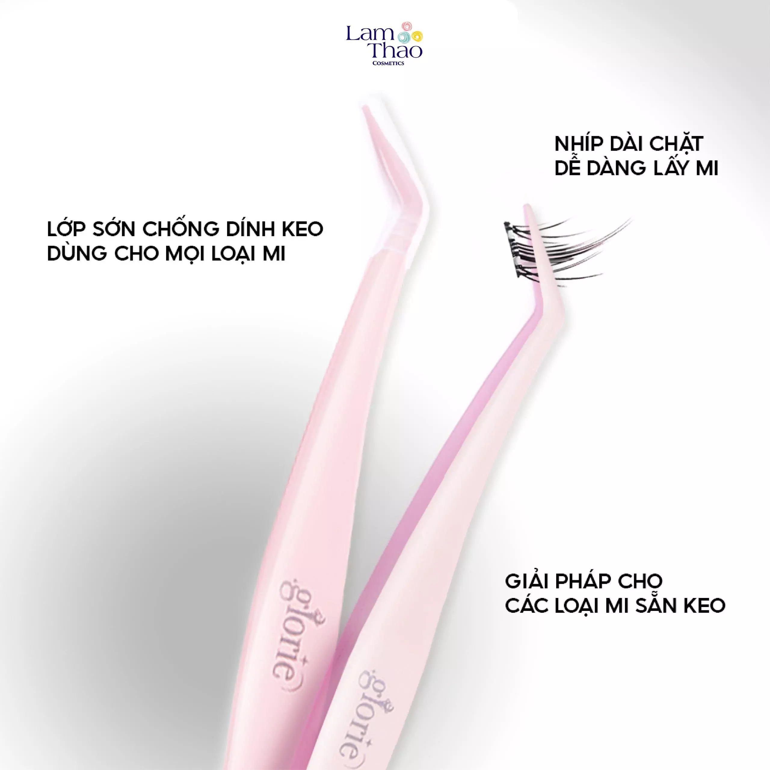 nhíp gắp mi glorie