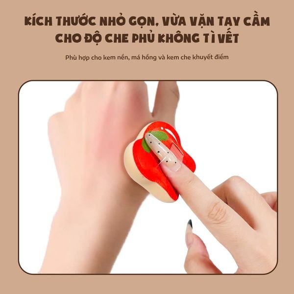 Bông Mút Tán Nền Glorie Veggie Collection Marshmallow