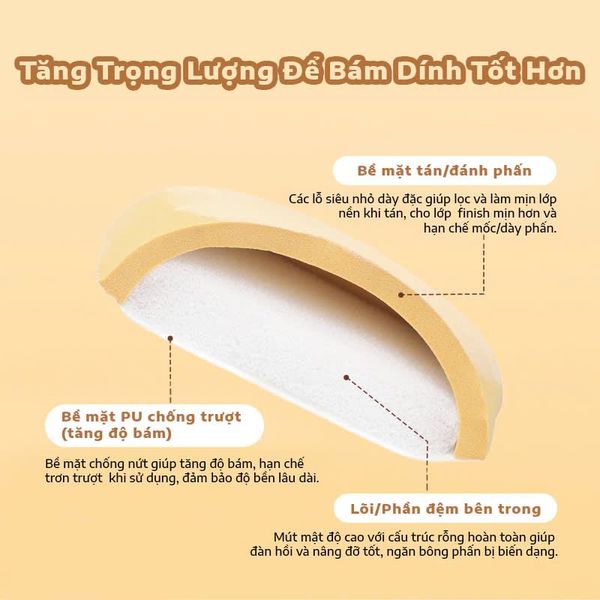 Bông Mút Tán Nền Glorie Bakery Collection Marshmallow