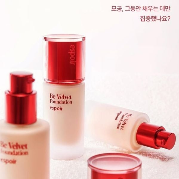 Kem Nền Che Phủ Bền Màu Espoir Be Velvet Foundation 2025 SPF22 PA++