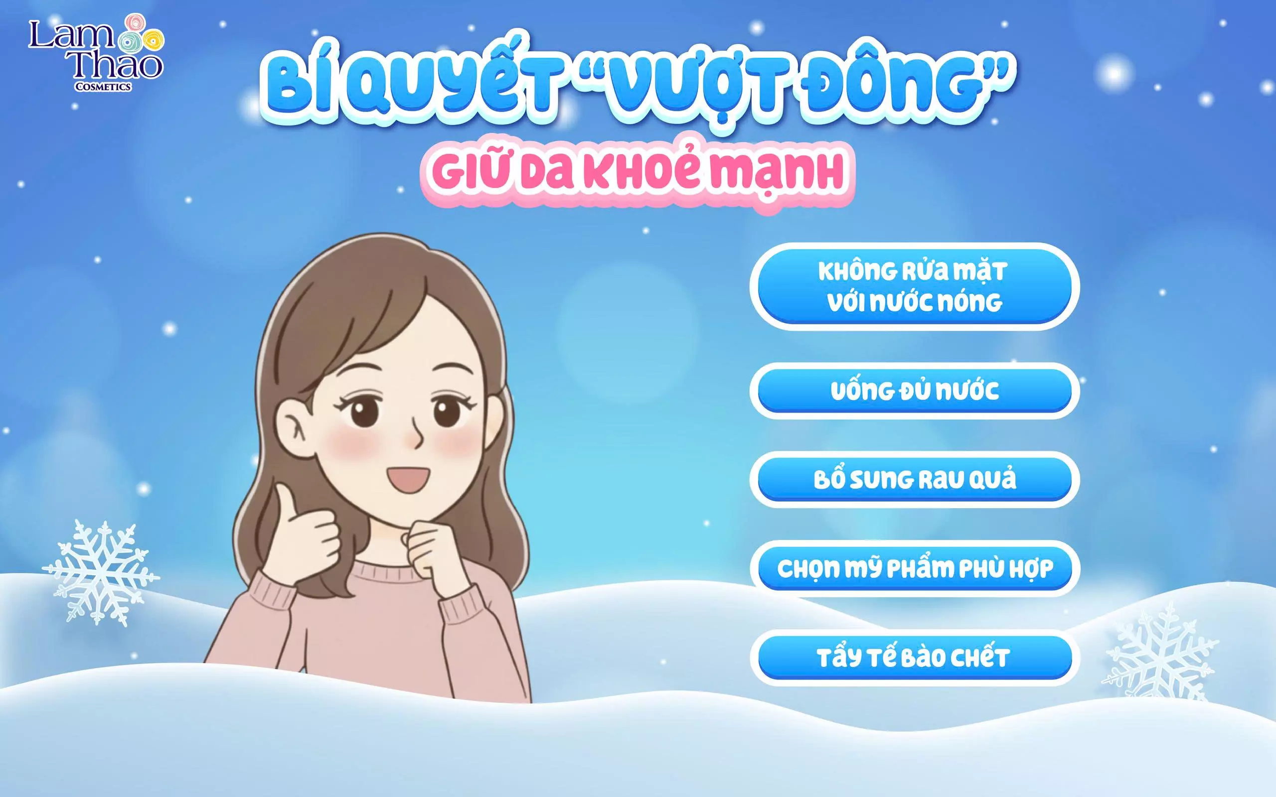 kinh nghiệm chăm sóc da mùa đông