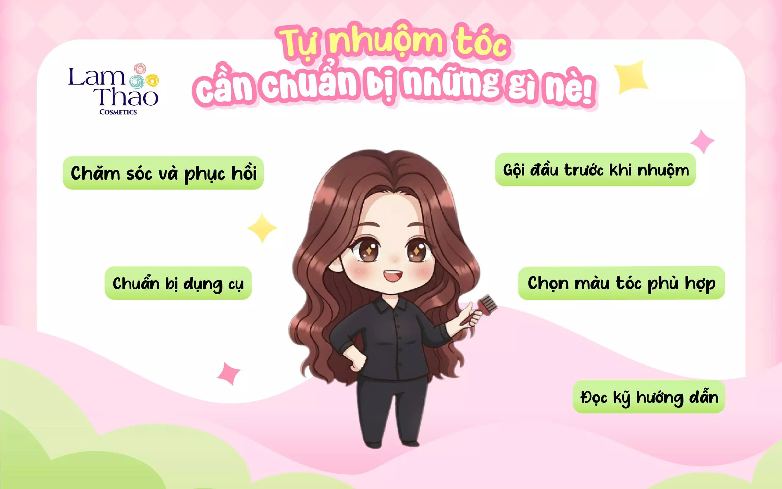 chuẩn bị nhuộm tóc tại nhà