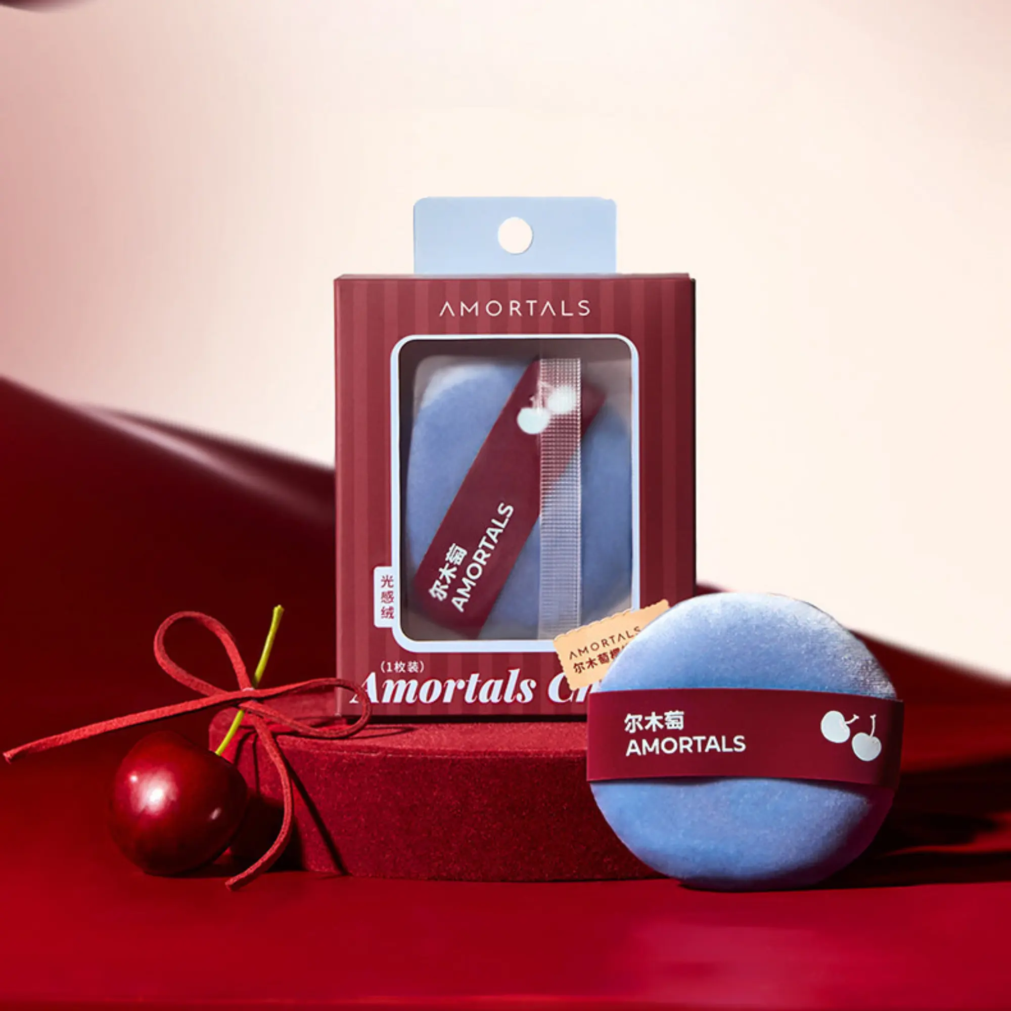 bông phấn lẻ amortals cherry