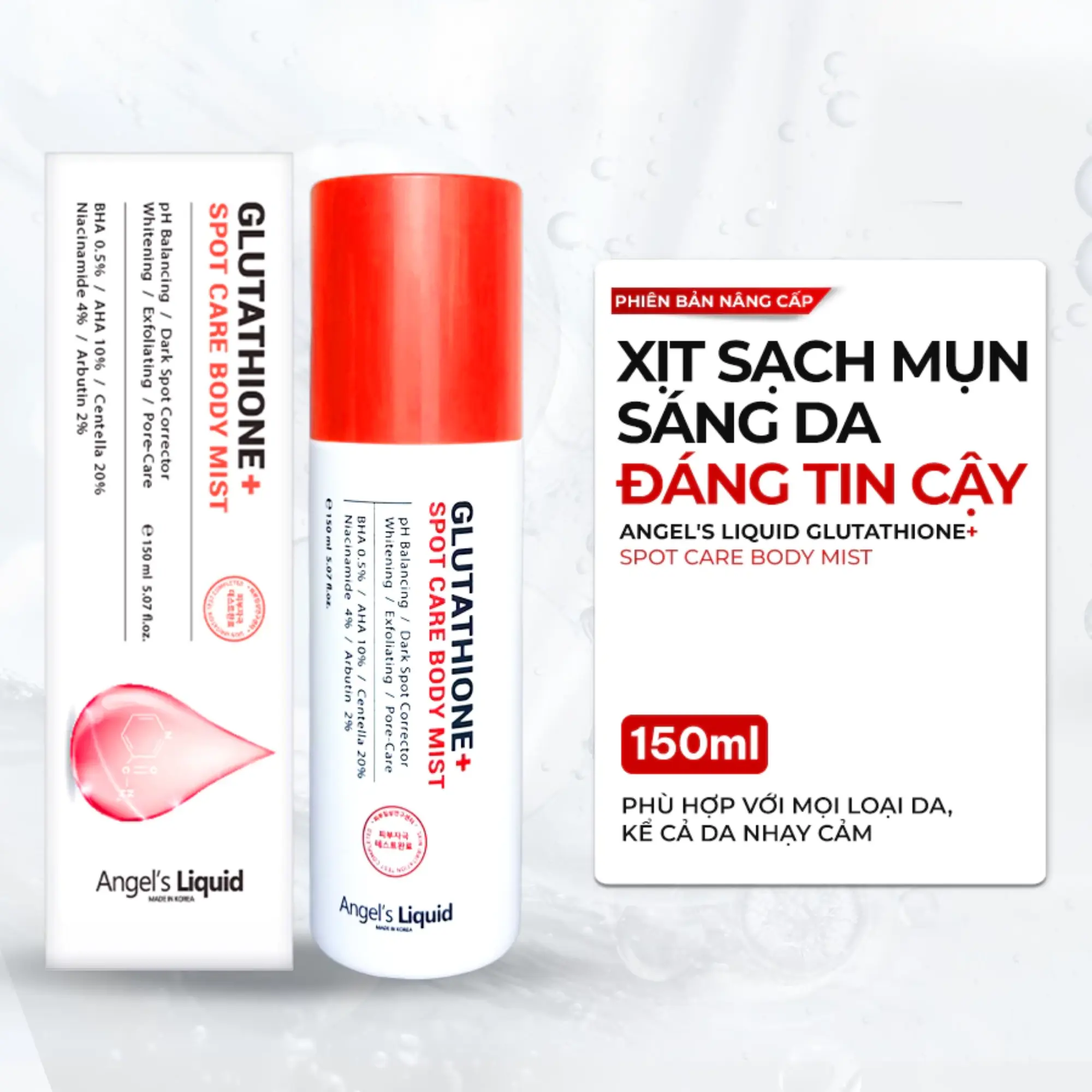 xịt mụn lưng Angel's Liquid