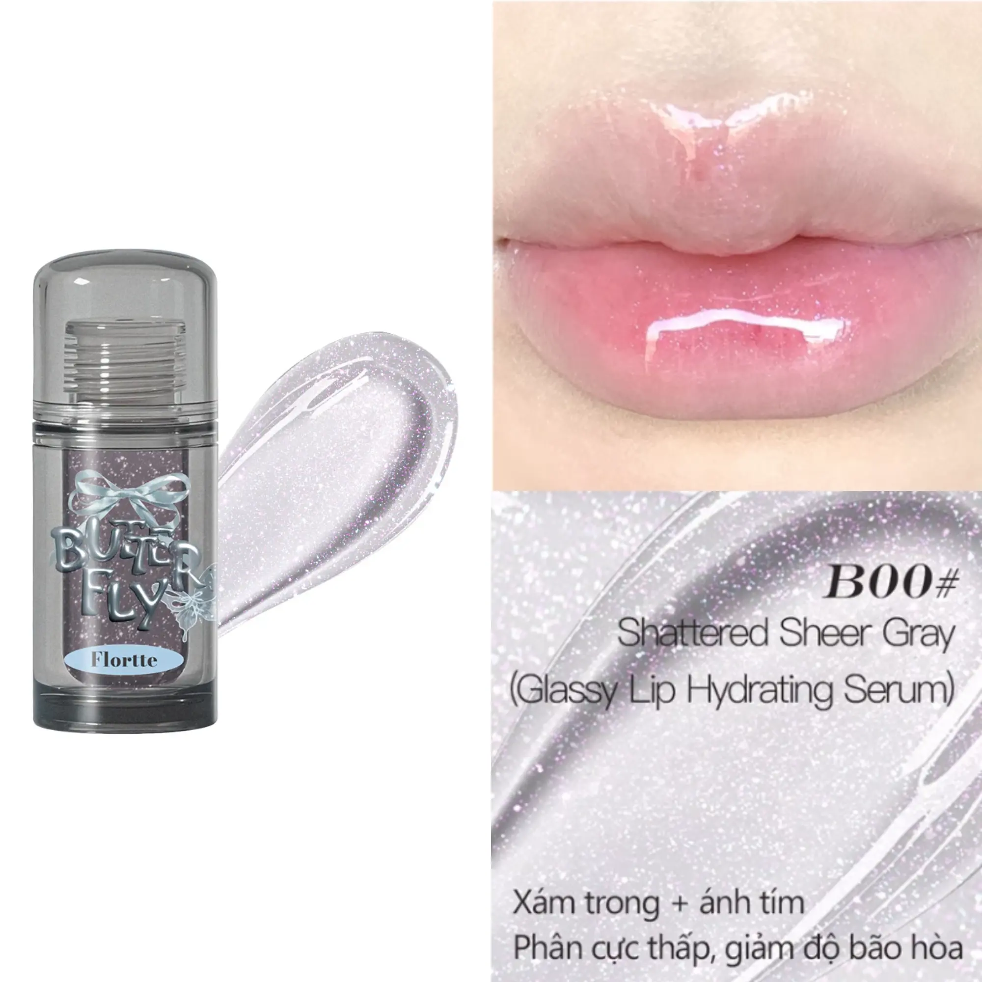 serum dưỡng môi Flortte