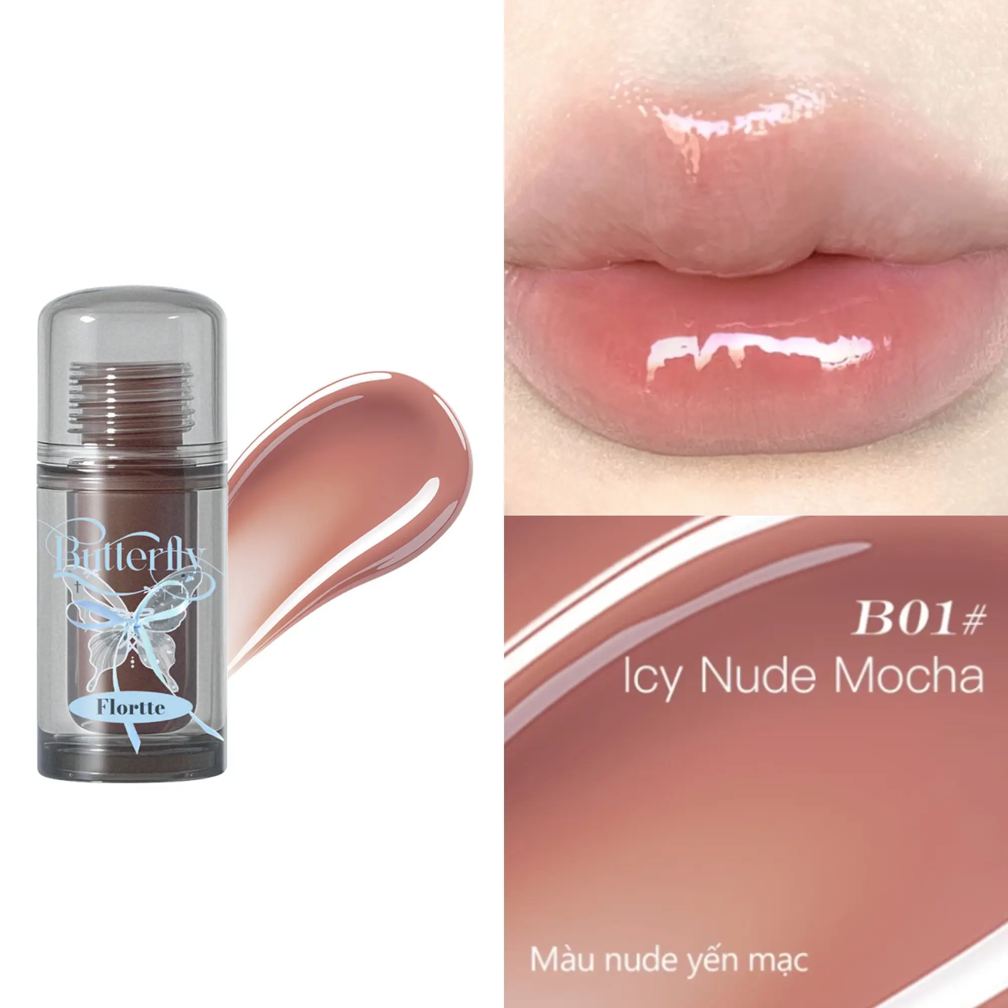 serum dưỡng môi Flortte