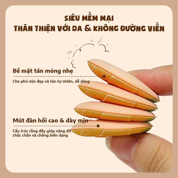 Bông Mút Mini Glorie Veggie Collection