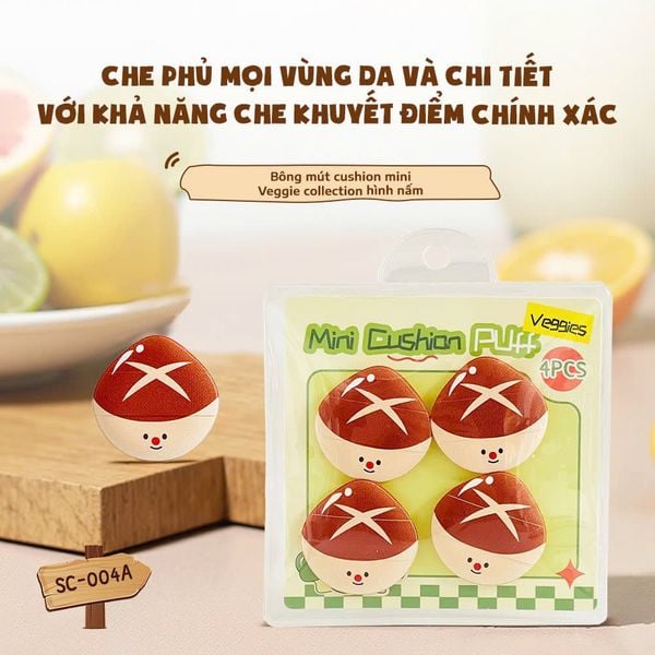 Bông Mút Mini Glorie Veggie Collection