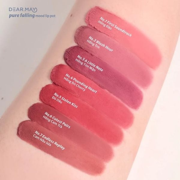 Son Bùn Dạng Hũ Dearmay Pure Falling Mood Lip Pot