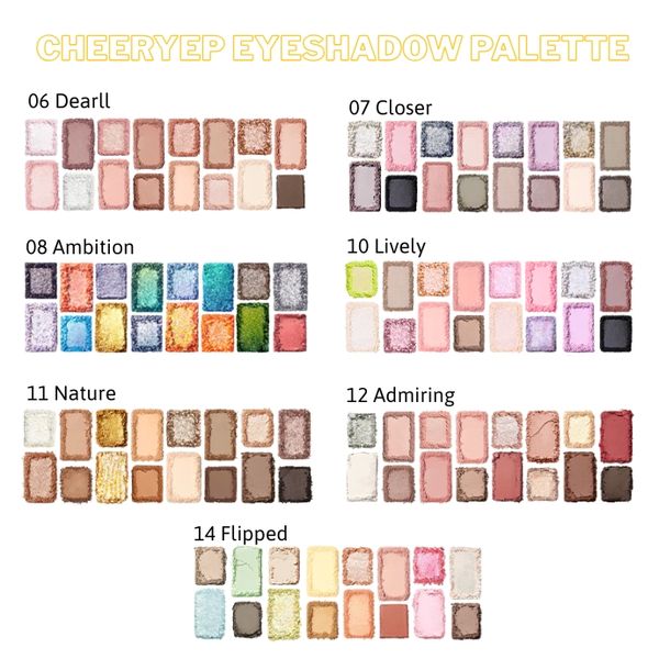 Bảng Phấn Mắt 16 Ô Cheeryep Eyeshadow Palette