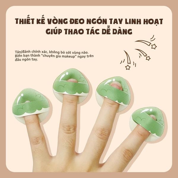 Bông Mút Mini Glorie Veggie Collection