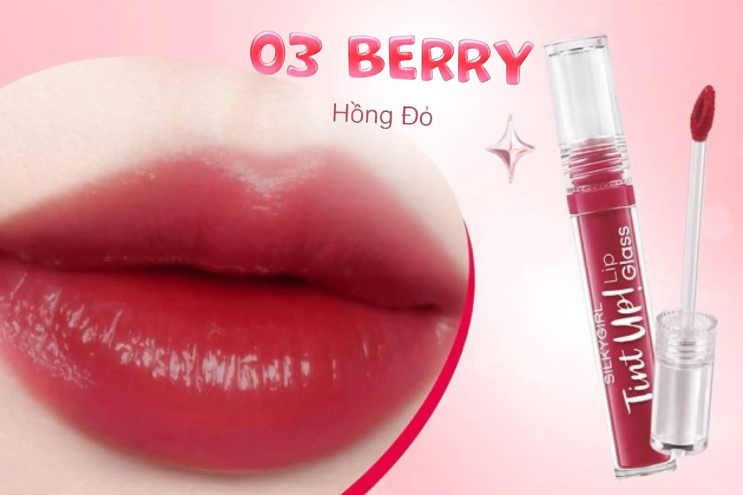 son màu hồng đỏ