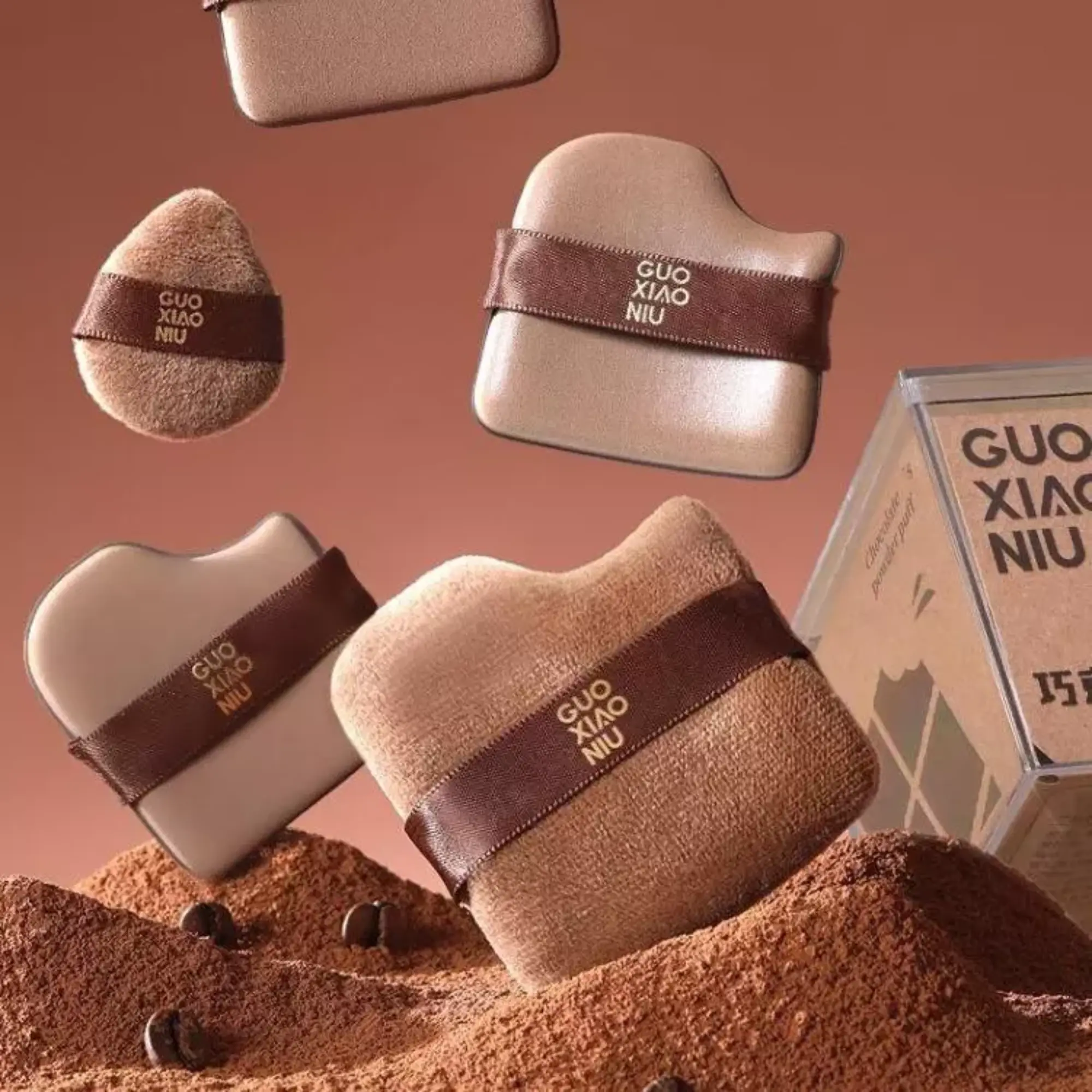 bông mút chocolate guoxiaoniu