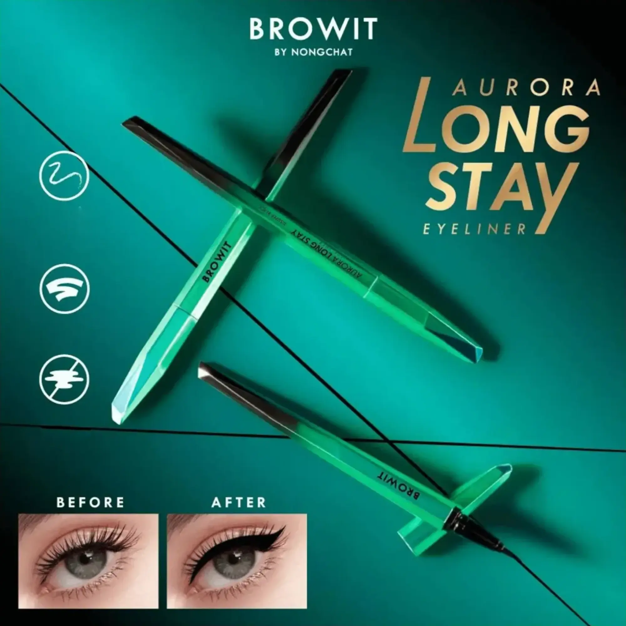 kẻ mắt nước Browit