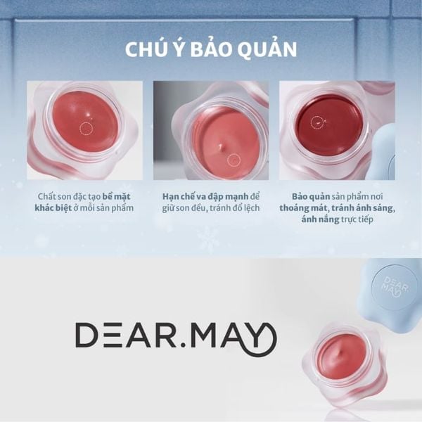 Son Bùn Dạng Hũ Dearmay Pure Falling Mood Lip Pot