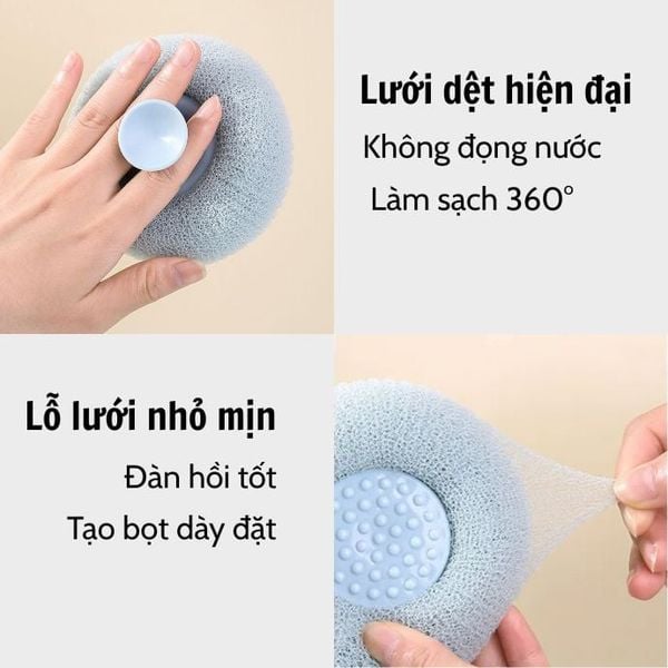 Bông Tắm Kẹp Ngón Merina