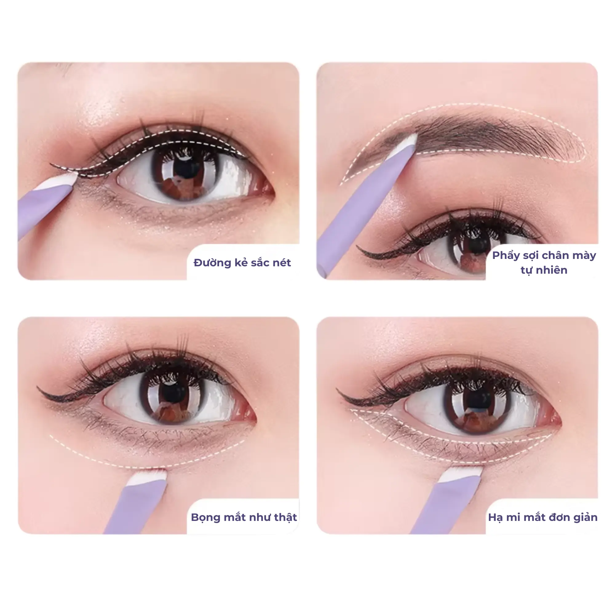 cọ kẻ mắt guoxiaoniu t04 t05