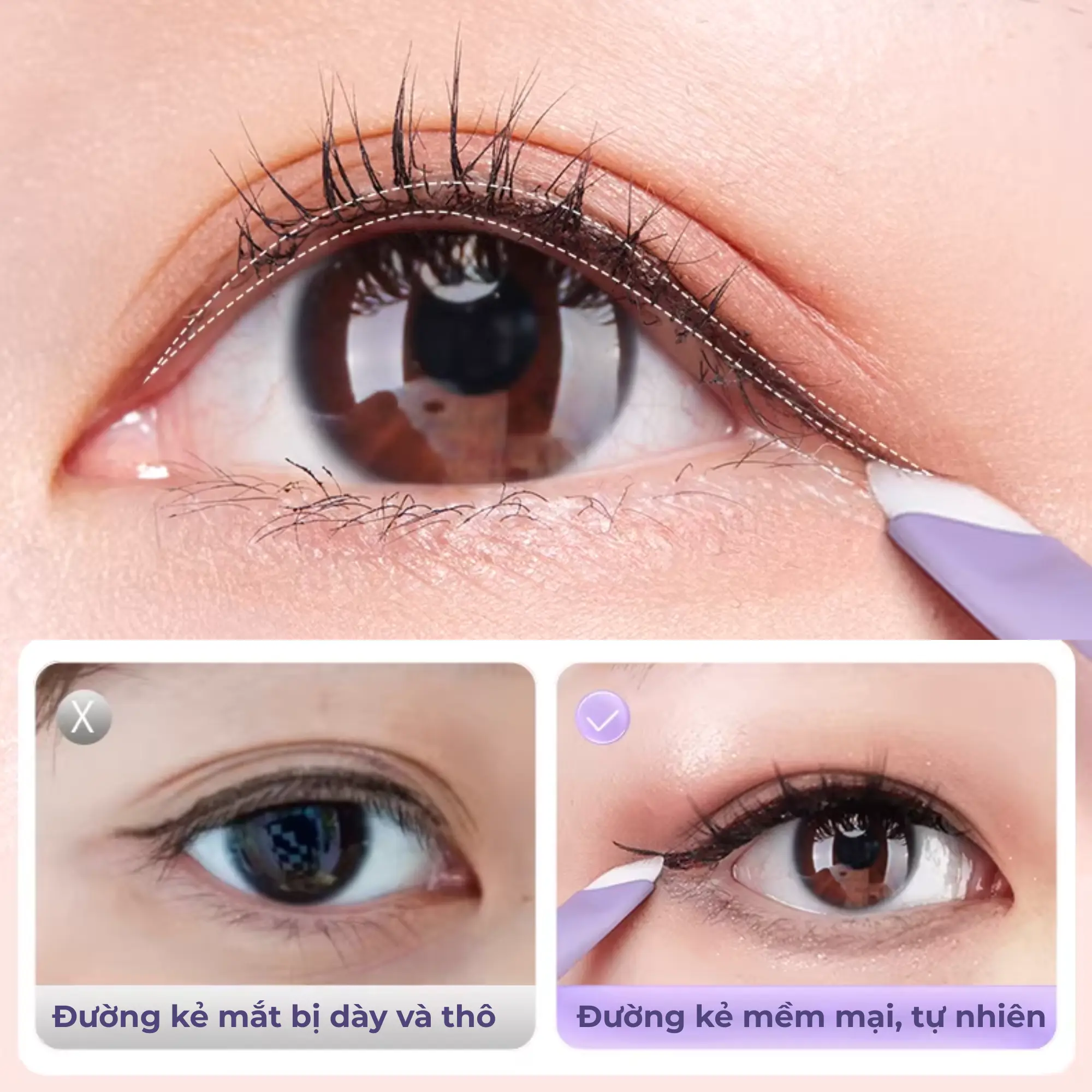 cọ kẻ mắt guoxiaoniu t04 t05