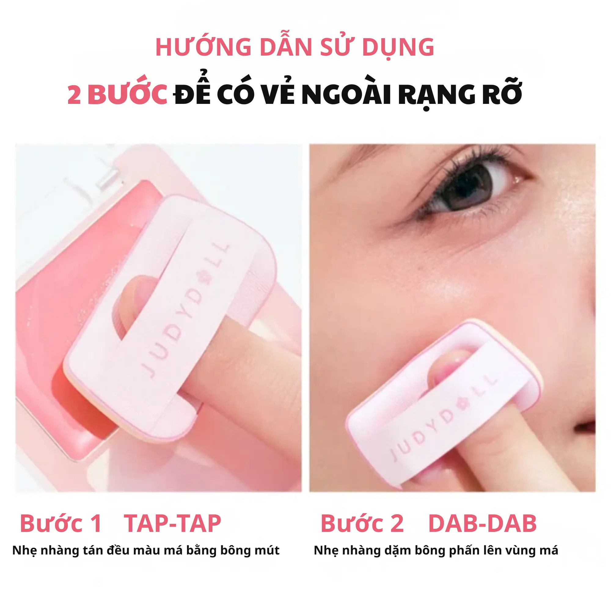 Má Hồng Judydoll Glow Blush Balm