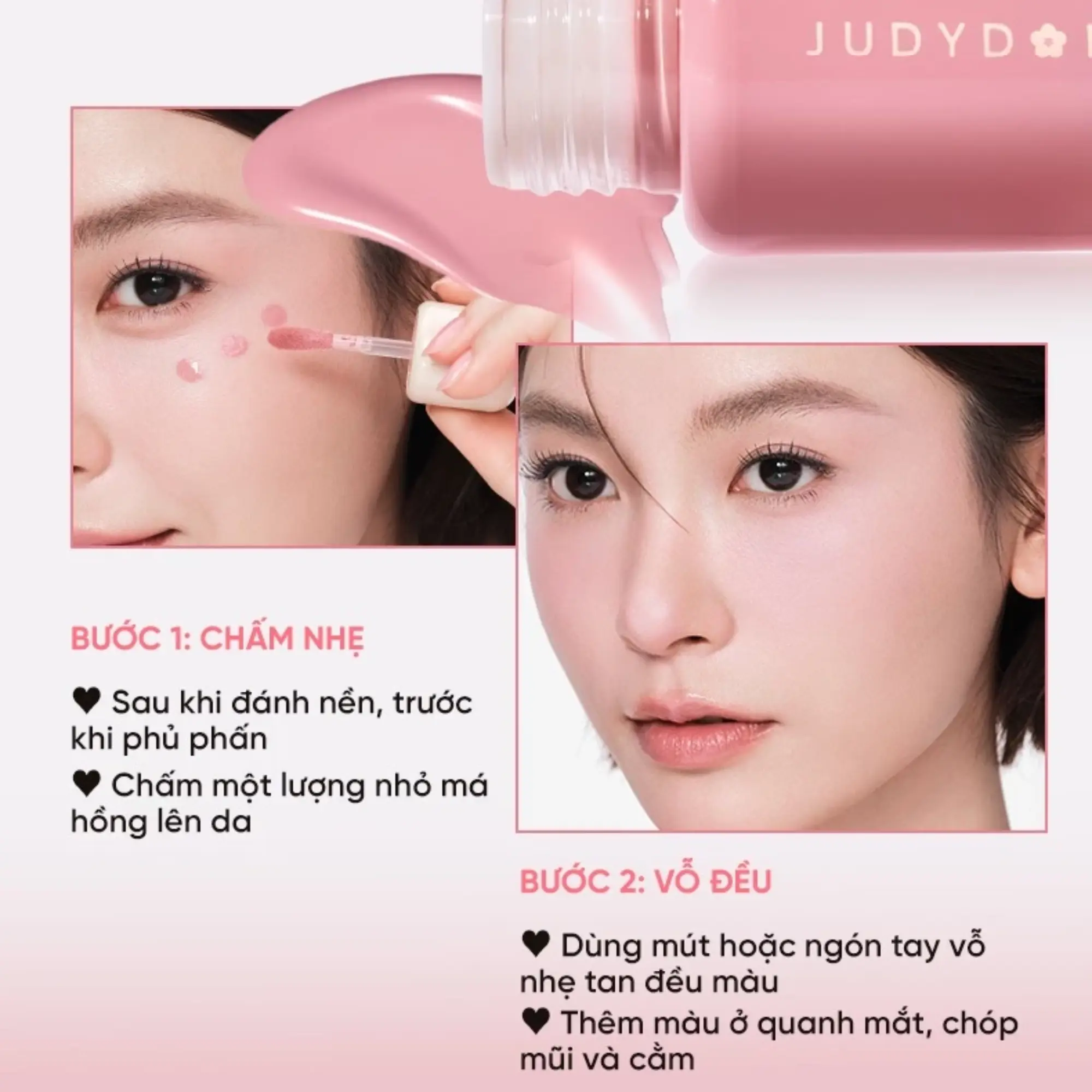Má Hồng Kem Judydoll