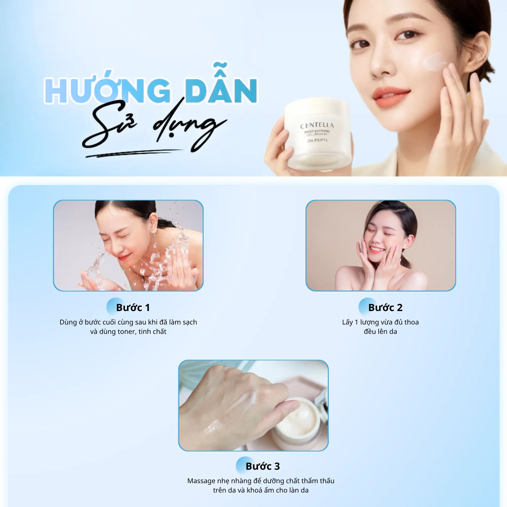 Kem dưỡng ẩm Dr.Pepti 