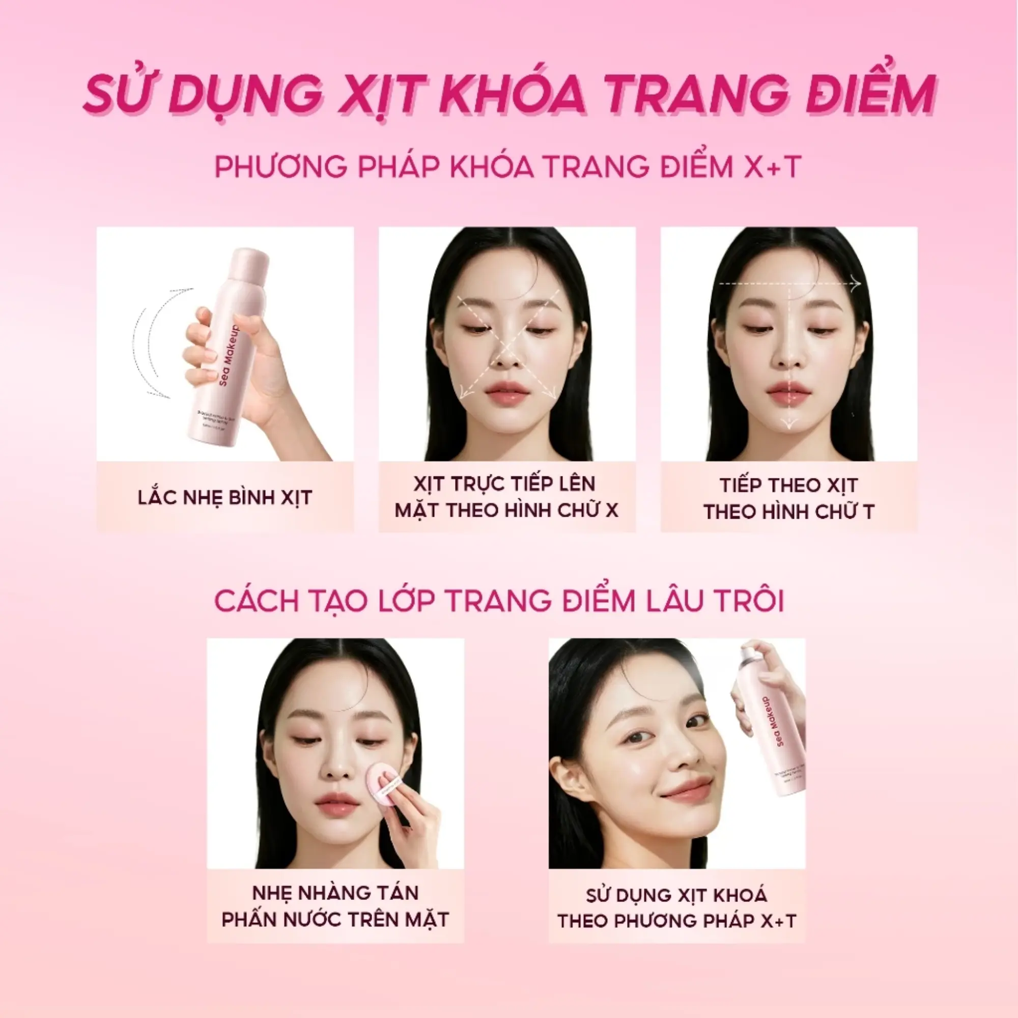 Xịt khóa makeup Sea Makeup