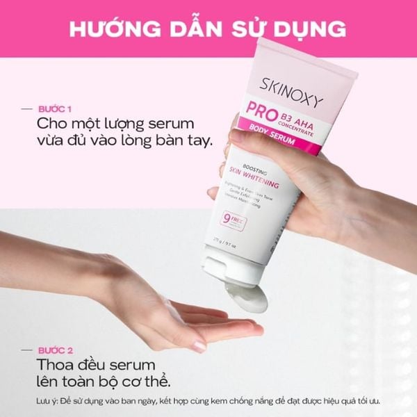 Tinh Chất Dưỡng Thể Skinoxy Pro B3 AHA Concentrate Body Serum
