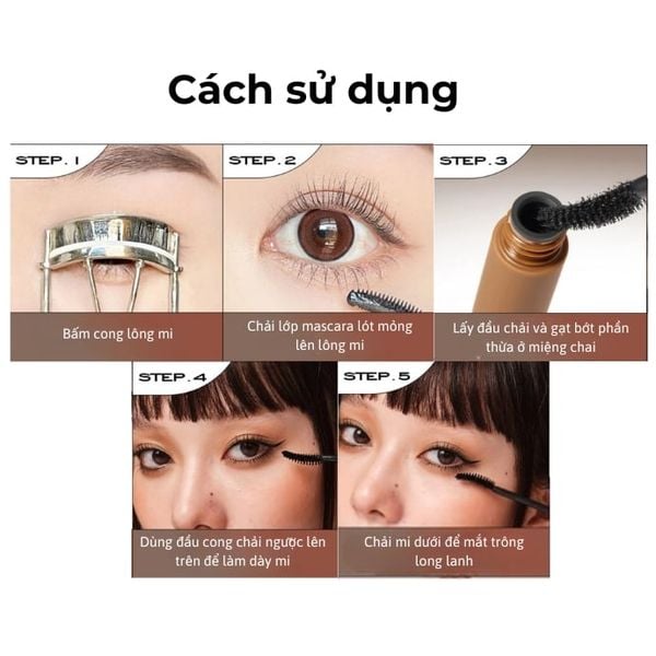 Mascara Tăng Độ Dày Và Cong Mi Ukiss Fireworks Bloom Mascara